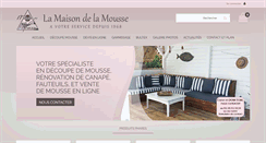 Desktop Screenshot of maison-dela-mousse.fr
